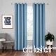 2PC Blackout cloth insulation curtain Nordic style solid color curtain - B07SZGG9NF